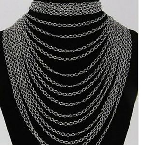 2 necklace set ( necklace and choker)